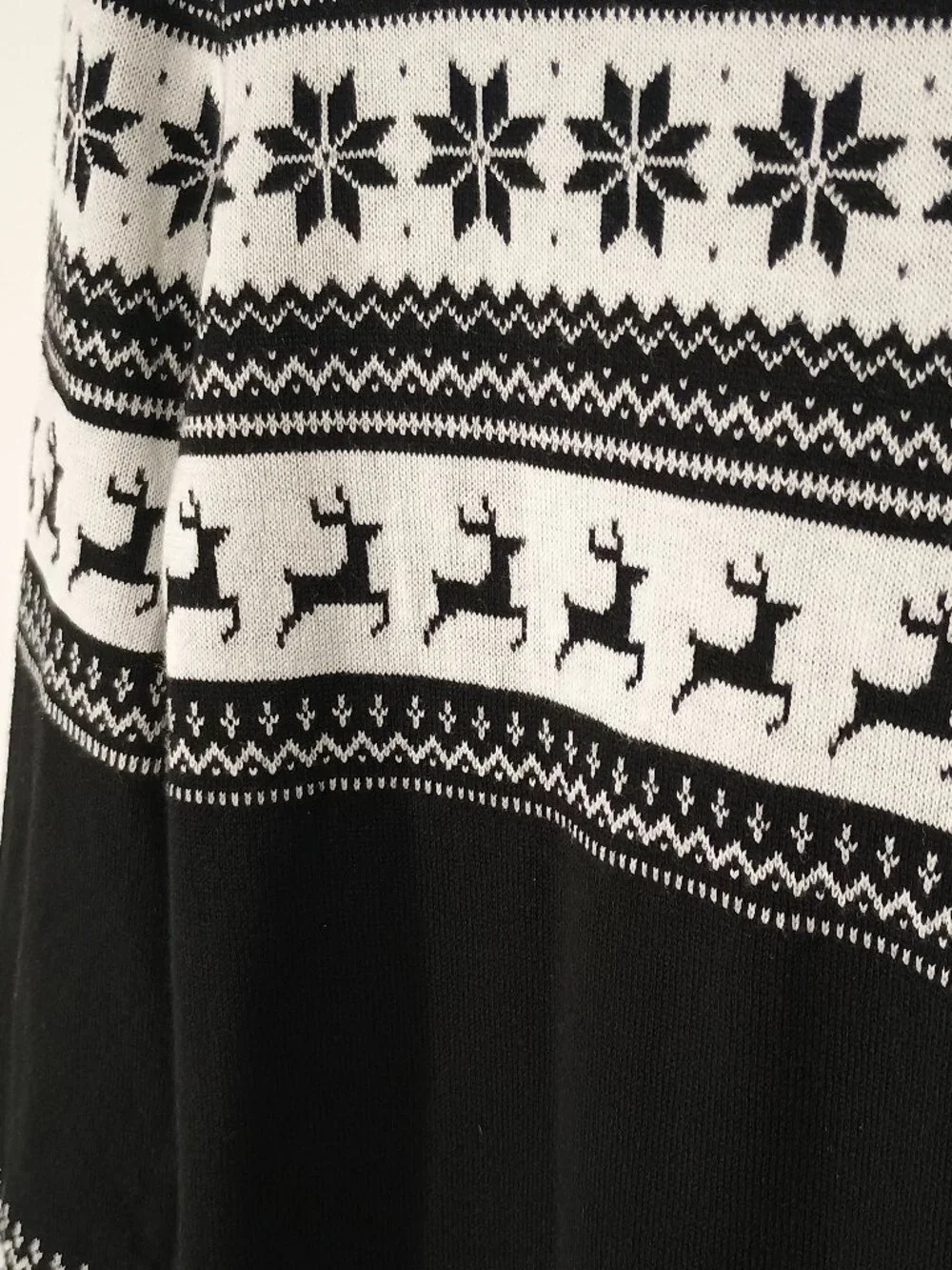 The Children’s Place Girls Fair Isle Reindeer Sweater Dress Size Large 10/12 NWT - Picture 5 of 9